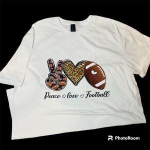 Football graphic tee
